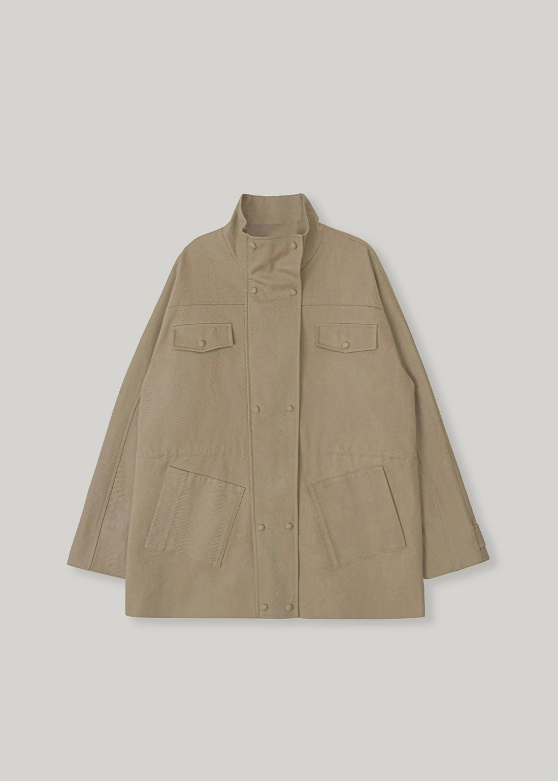 ELBORN | Hilda Cotton Safari Jacket (Beige) – YEAR END