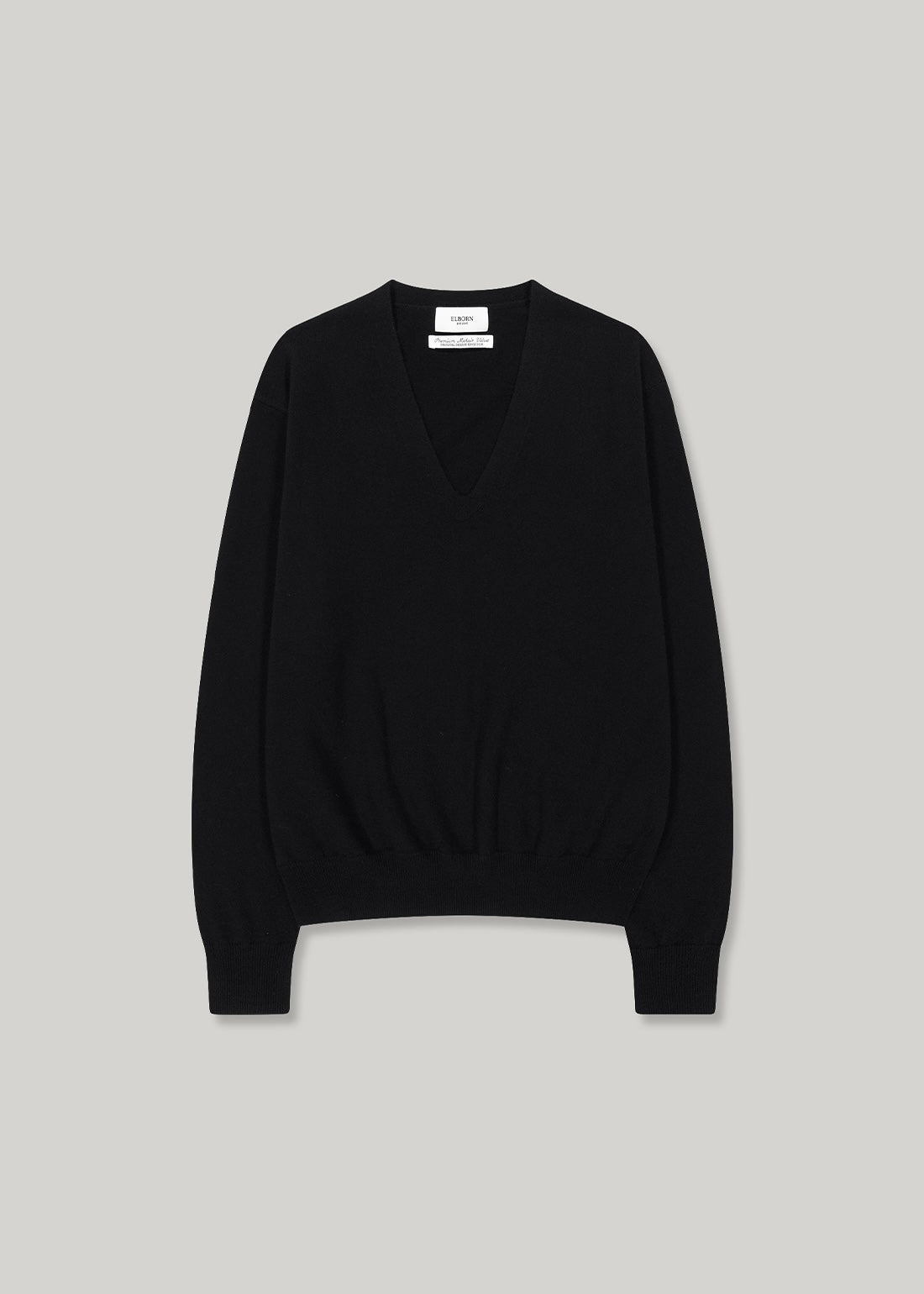 トップス W/Si/Ca 18G V Neck Knit ASH BLACK ZESICA Sweaters for Women 2025 Fall Long Sleeve V Neck