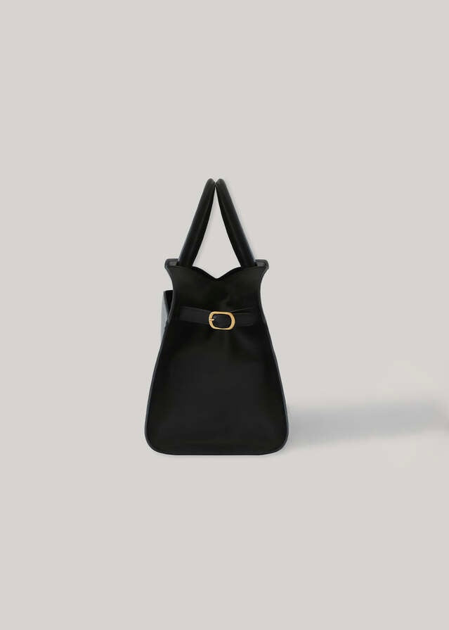 [4TH] ELBORN | Momet Leather Tote Bag (Black Leather) Expected ship to 05/19/2025