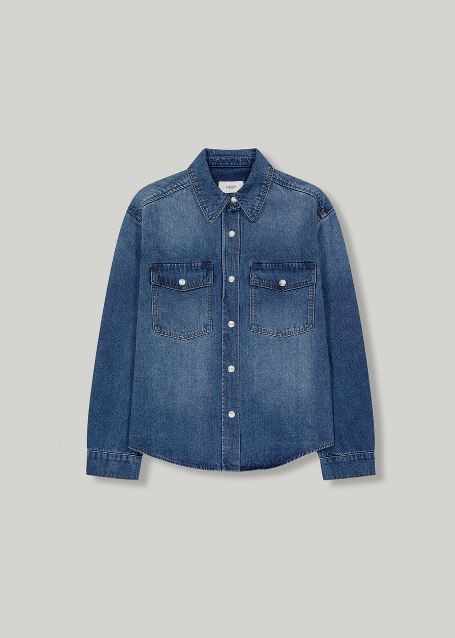 ELBORN | Claude Denim Shirt (Blue)