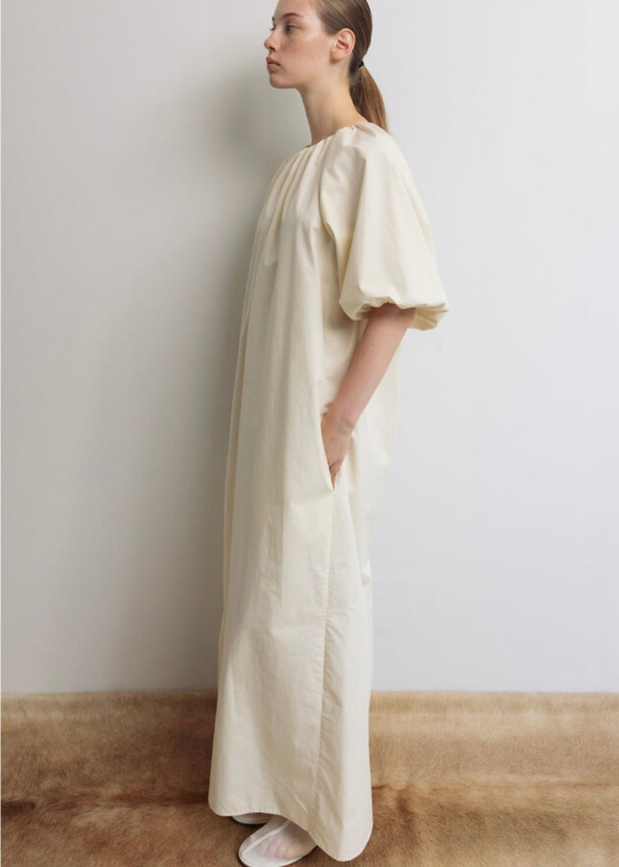 LEHA | Hart  Gathered Dress (Ecru)