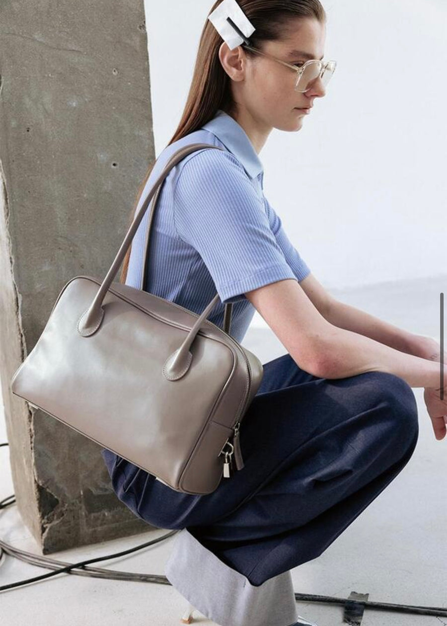 LEHA | Harper Square Tote Leather Bag (2 Colors)