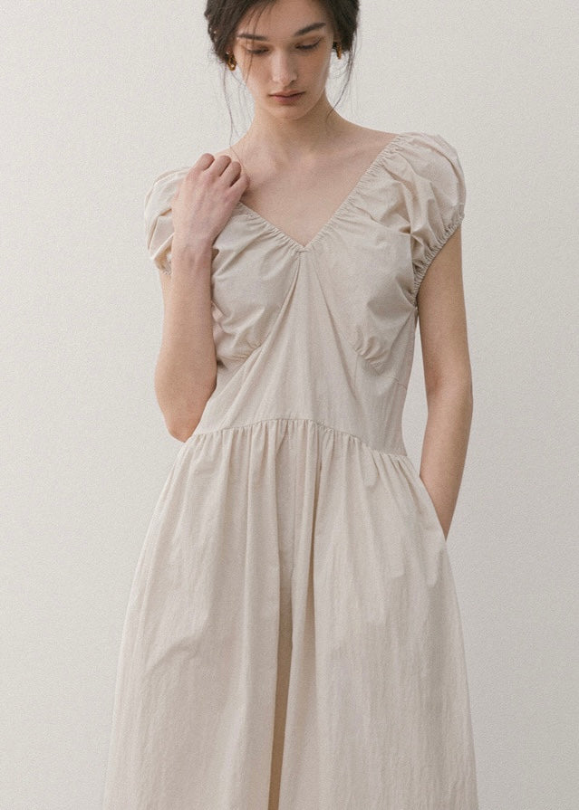ELBORN | Jules Sleeveless Long Dress (Bleige)