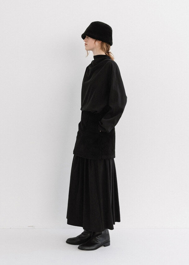 MOIA | Fur Skirt (Black) Expected ship to 12/12/2025