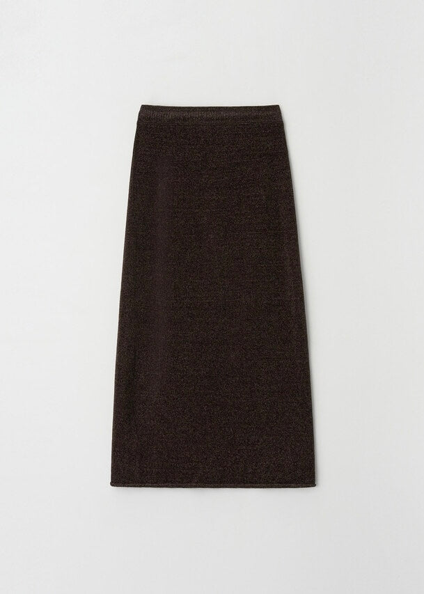 MOIA | Velvet Knit Skirt (Dust Cocoa) Expected ship to 12/12/2025