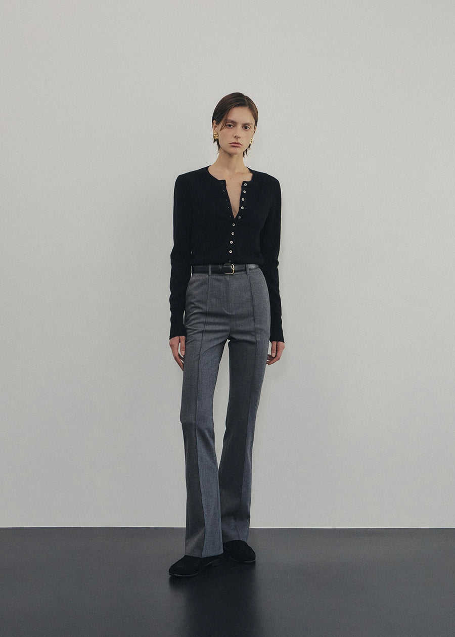 ELBORN | Harvey Cashmere Silk Cardigan (Black)