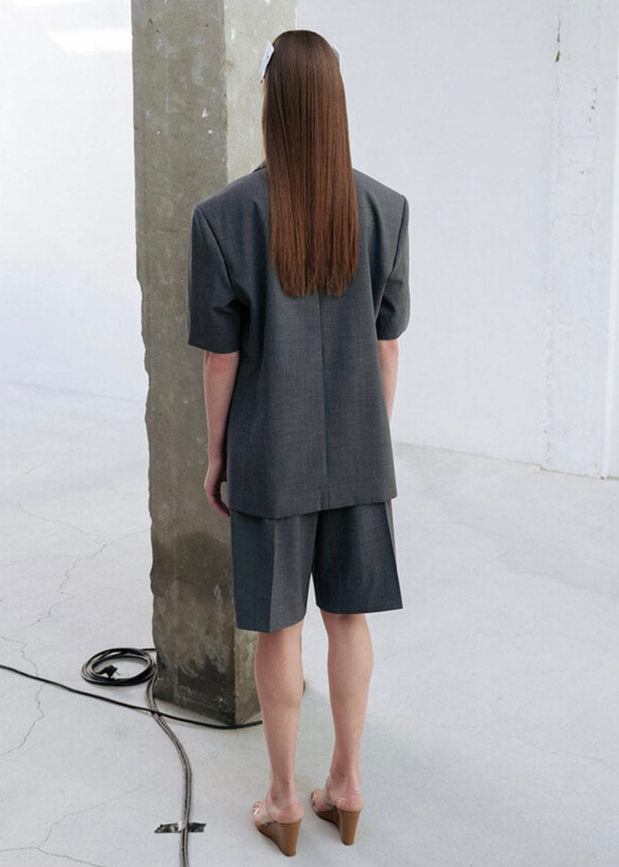 LEHA |  Harvey Oversized Short  Sleeve Blazer