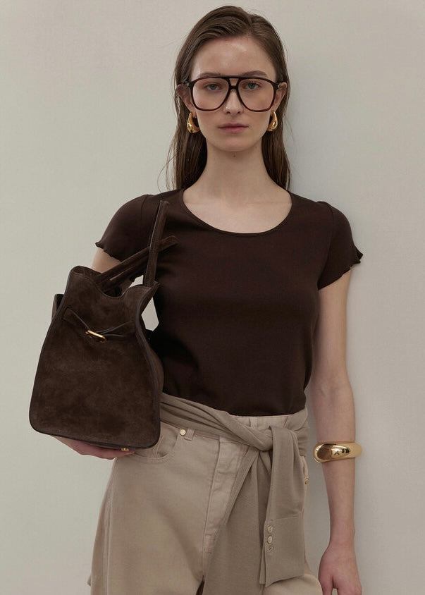 ELBORN | Palmy Scoop Neck T-shirt (3 Colors)