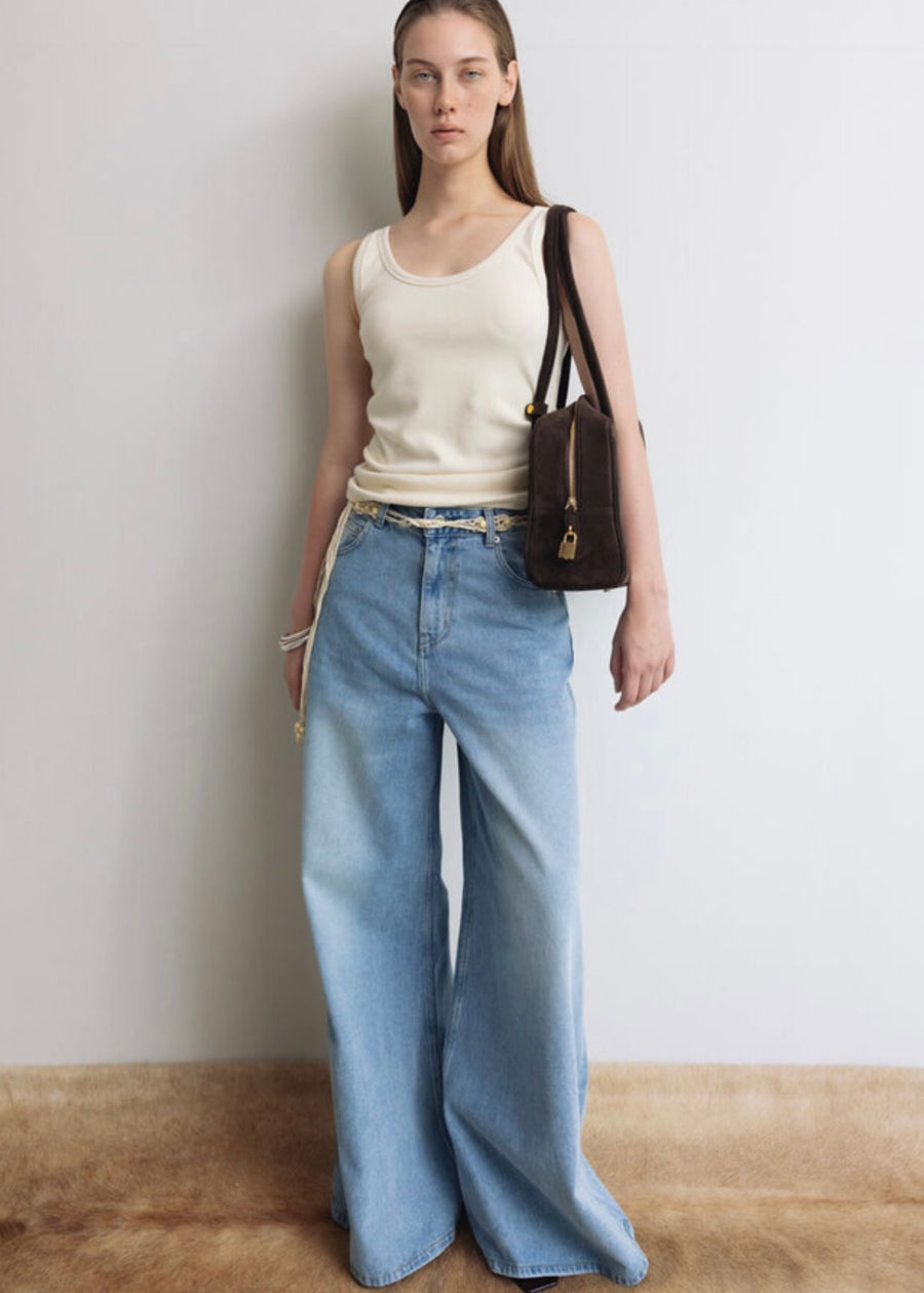 LEHA |  Ribbed Stretch Jersey Tank Top (2 colors)