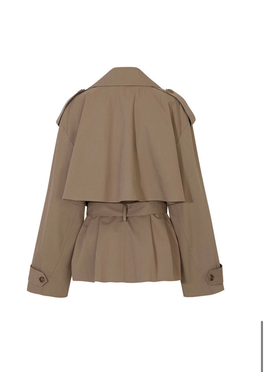 LEHA | Rosie Double Breasted Trench Jacket (Beige) Expected ship to 05/09/205