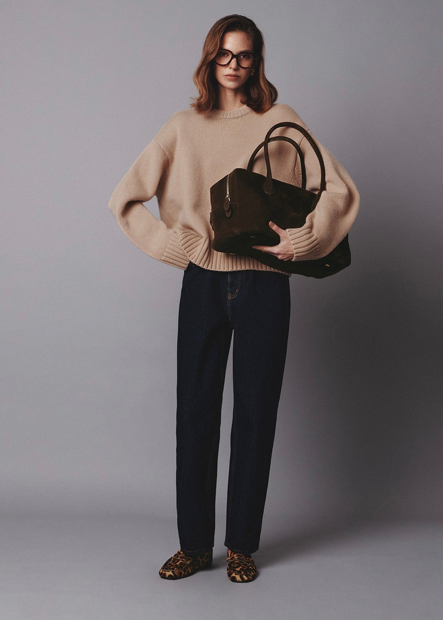 ELBORN | Bonner Suede Weekend 42 Bag (Brown) Expected ship to 11/14/2025