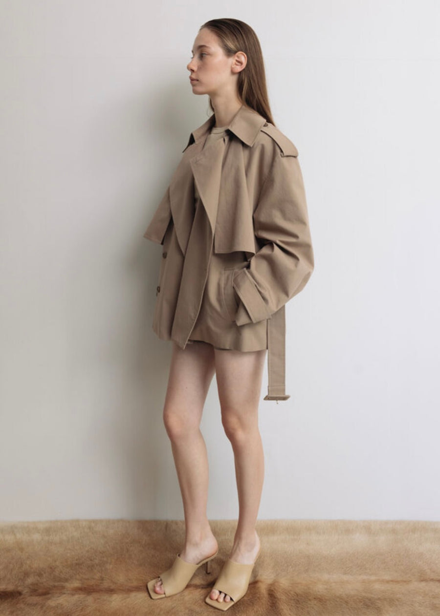 LEHA | Rosie Double Breasted Trench Jacket (Beige) Expected ship to 05/09/205