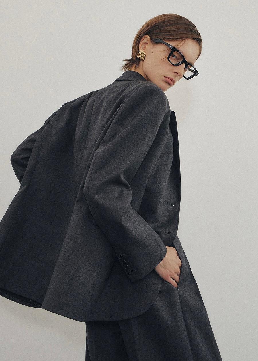 ELBORN | Dante Wool Single Jacket (Charcoal) Expected ship to 09/12/2025