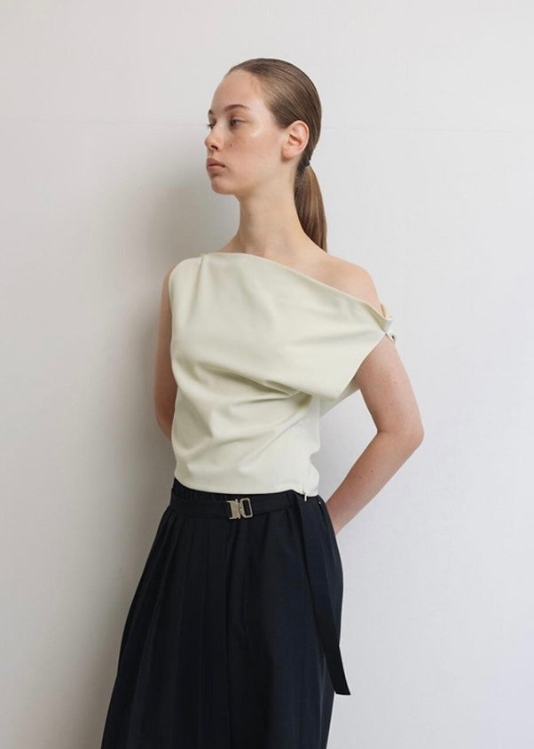 LEHA |  Rony Draped  Crepe Top (2 Colors) Expected ship to 06/27/2025