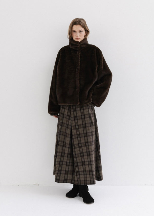 MOIA | 2Way Fur Coat (Brown) Expected ship to 12/12/2025