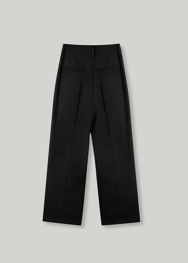 ELBORN | Verso Wool Slacks (Black)