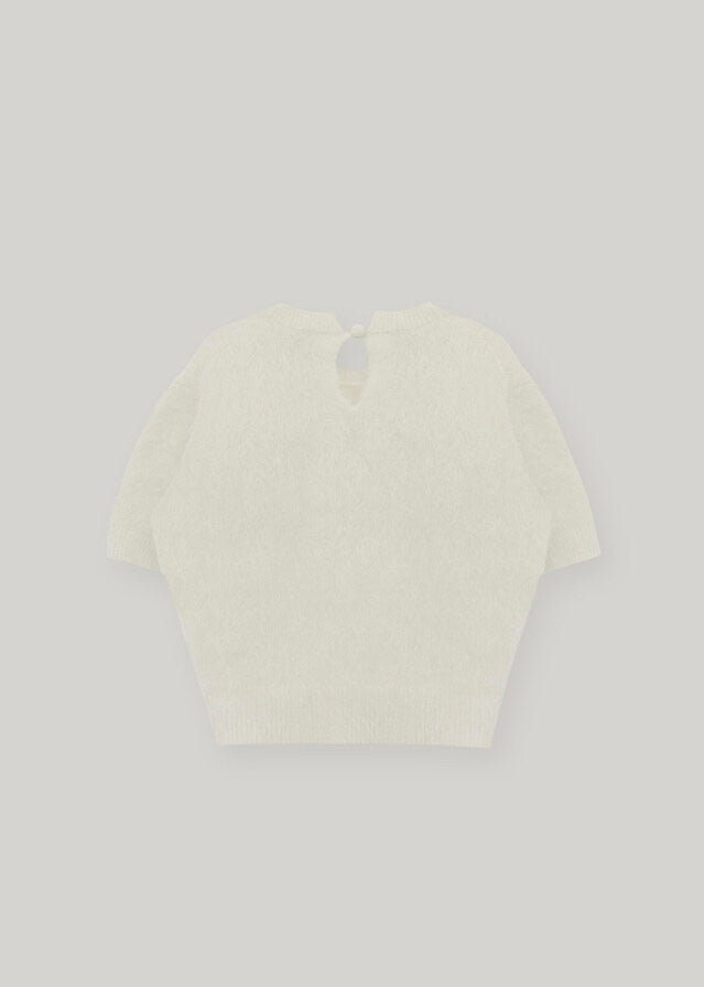 ELBORN | Nova Alpaca Knit Top (Ivory)