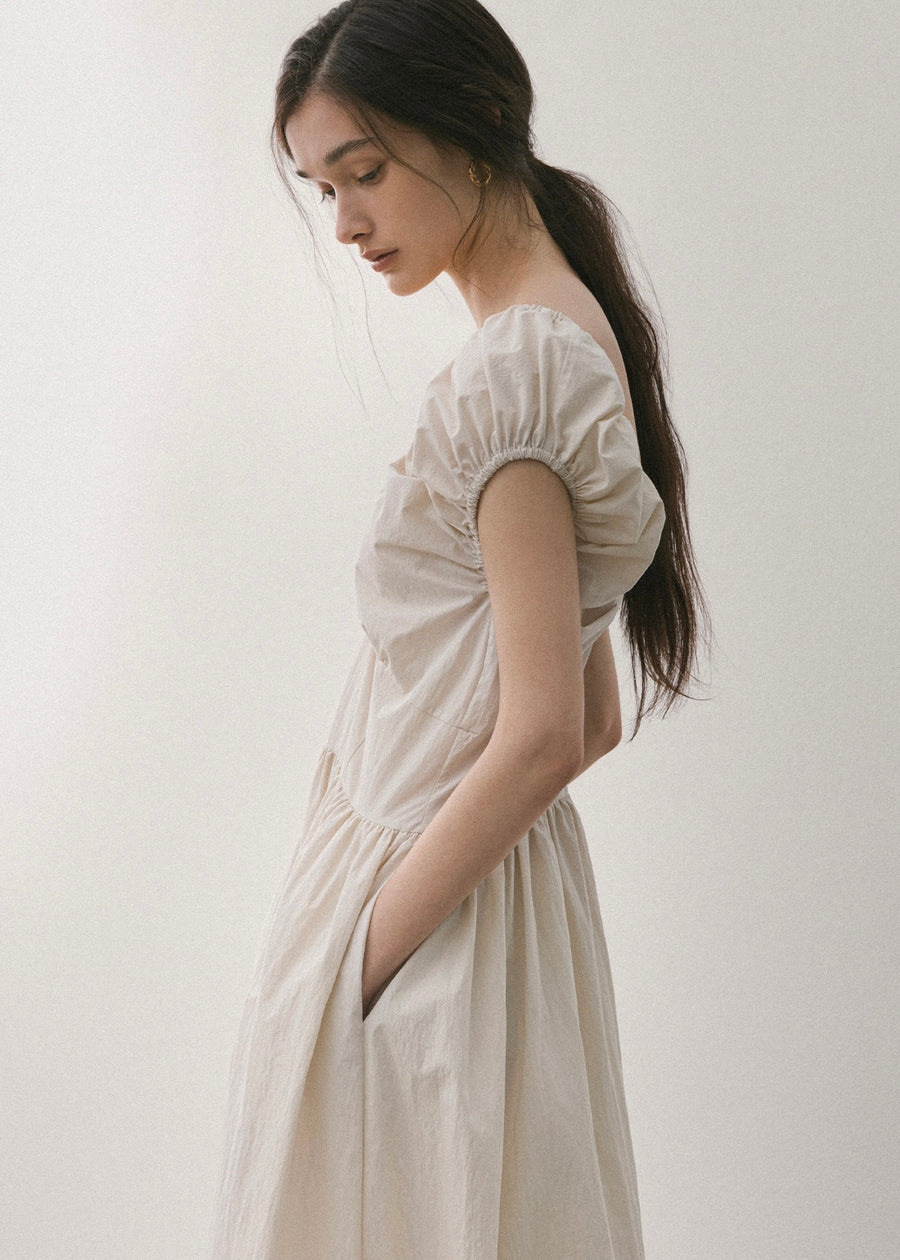ELBORN | Jules Sleeveless Long Dress (Bleige)