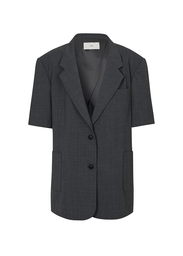 LEHA |  Harvey Oversized Short  Sleeve Blazer