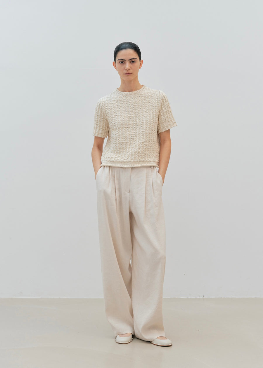MOIA | Viscose Linen Pants (Ecru)
