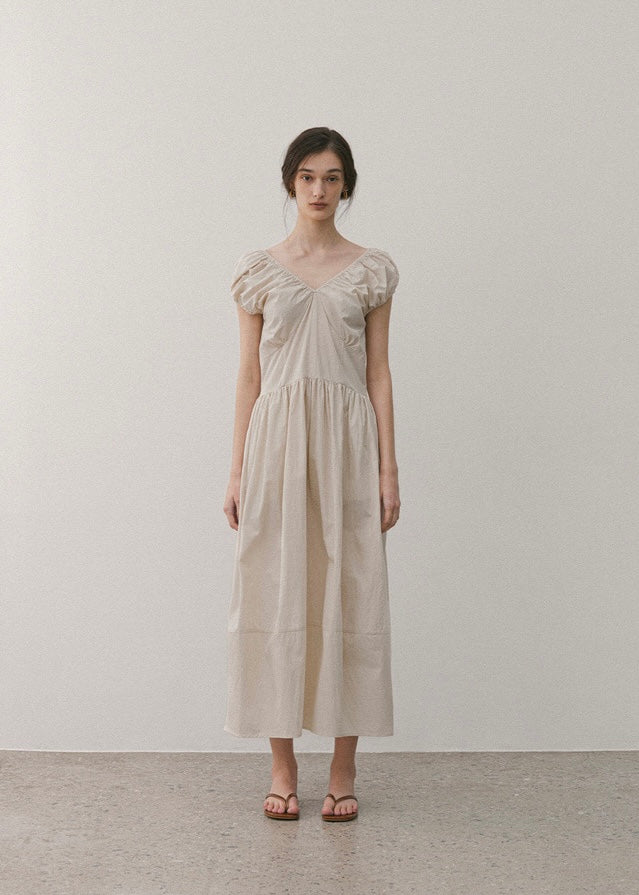ELBORN | Jules Sleeveless Long Dress (Bleige)