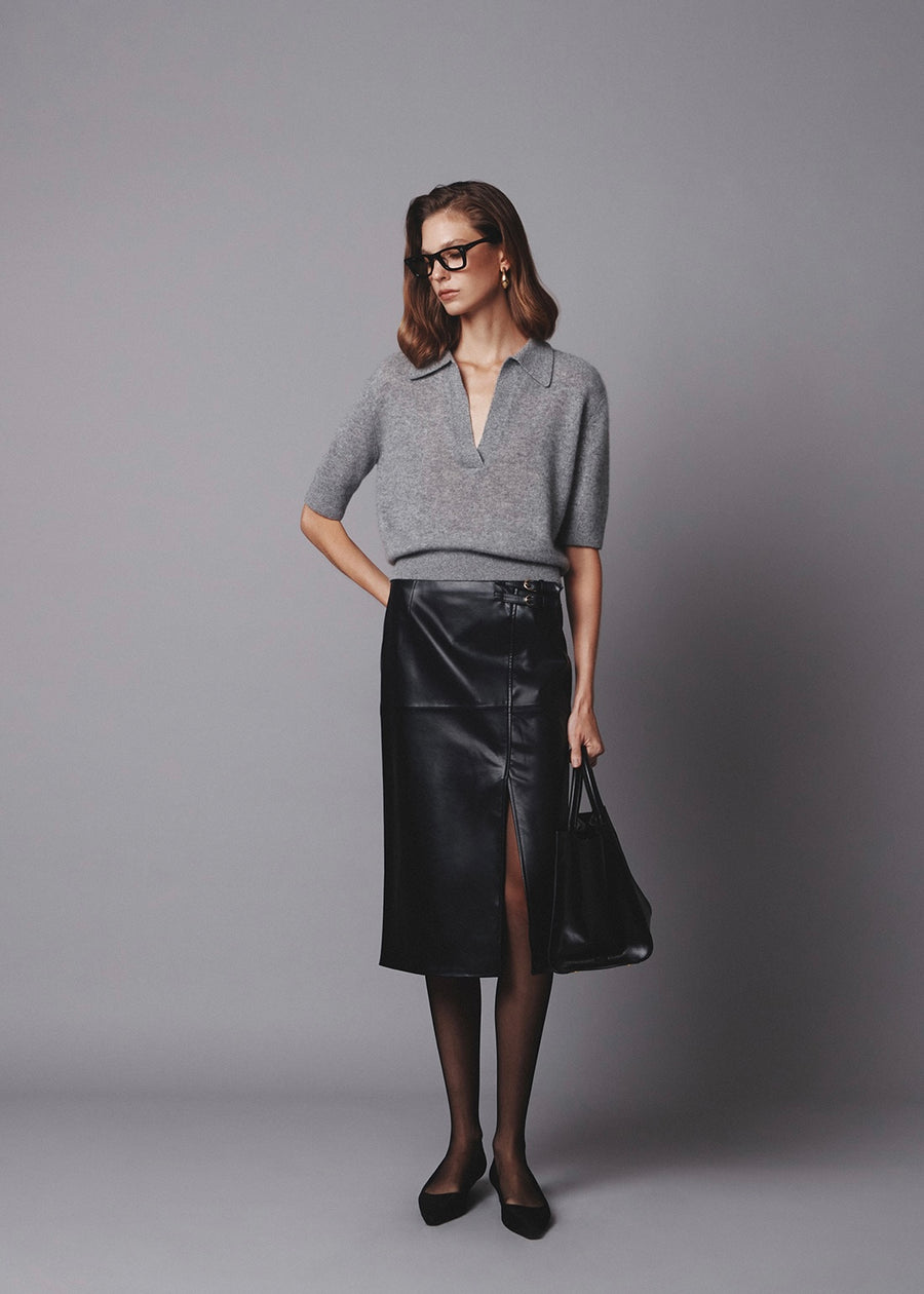 Elborn | Eti Cashmere Sweater (Grey)