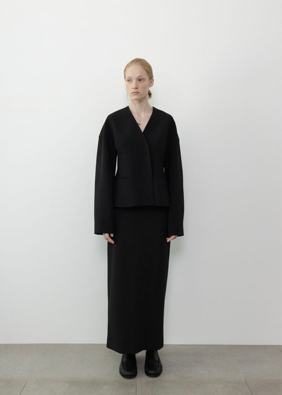 LEHA | Cloyd Fitted Waist Jacket (Black)