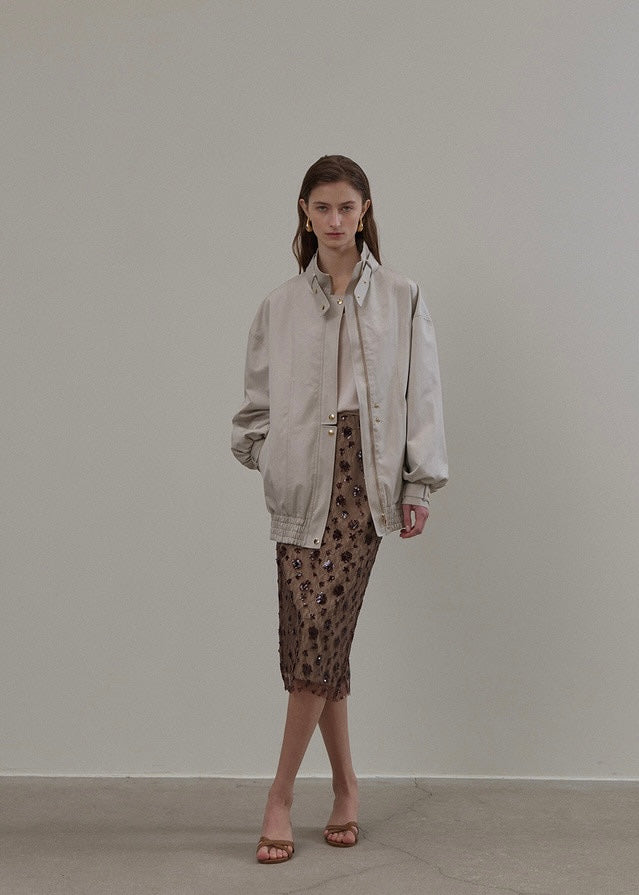 ELBORN | Rex Cotton Safari Jacket (Stone Beige)