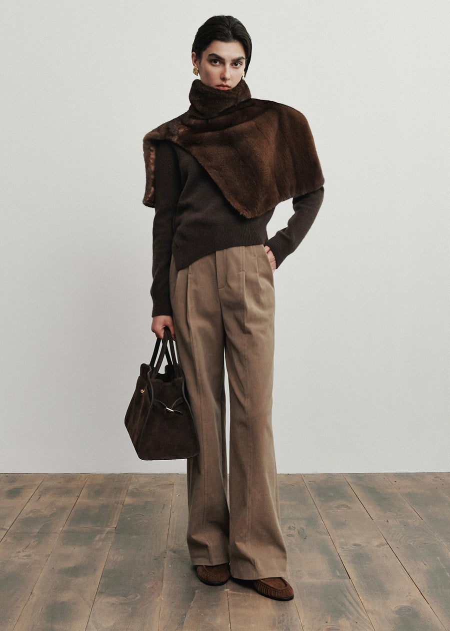ELBORN | [Earlybird 10%] Rochelle Mink Fur Vest (Brown) Expected ship to 12/12/2025