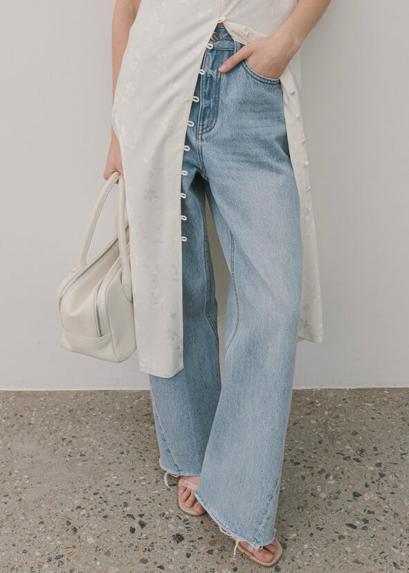 ELBORN | Vale Straight Denim Pants (Blue)