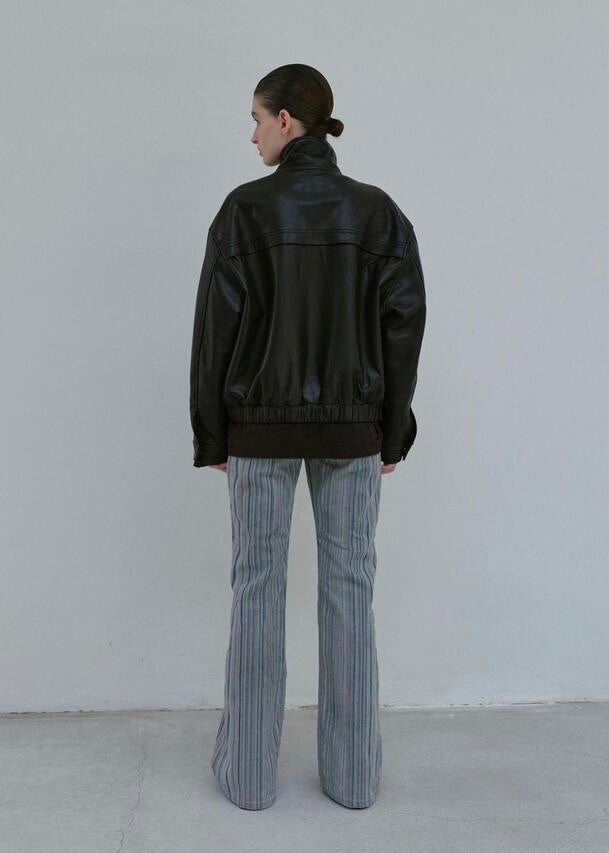 MOIA | Leather Jumper (Black)