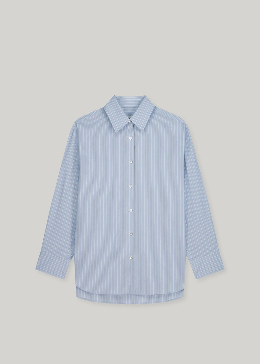 Elborn | Baron Over-Sized Shirt (Blue)