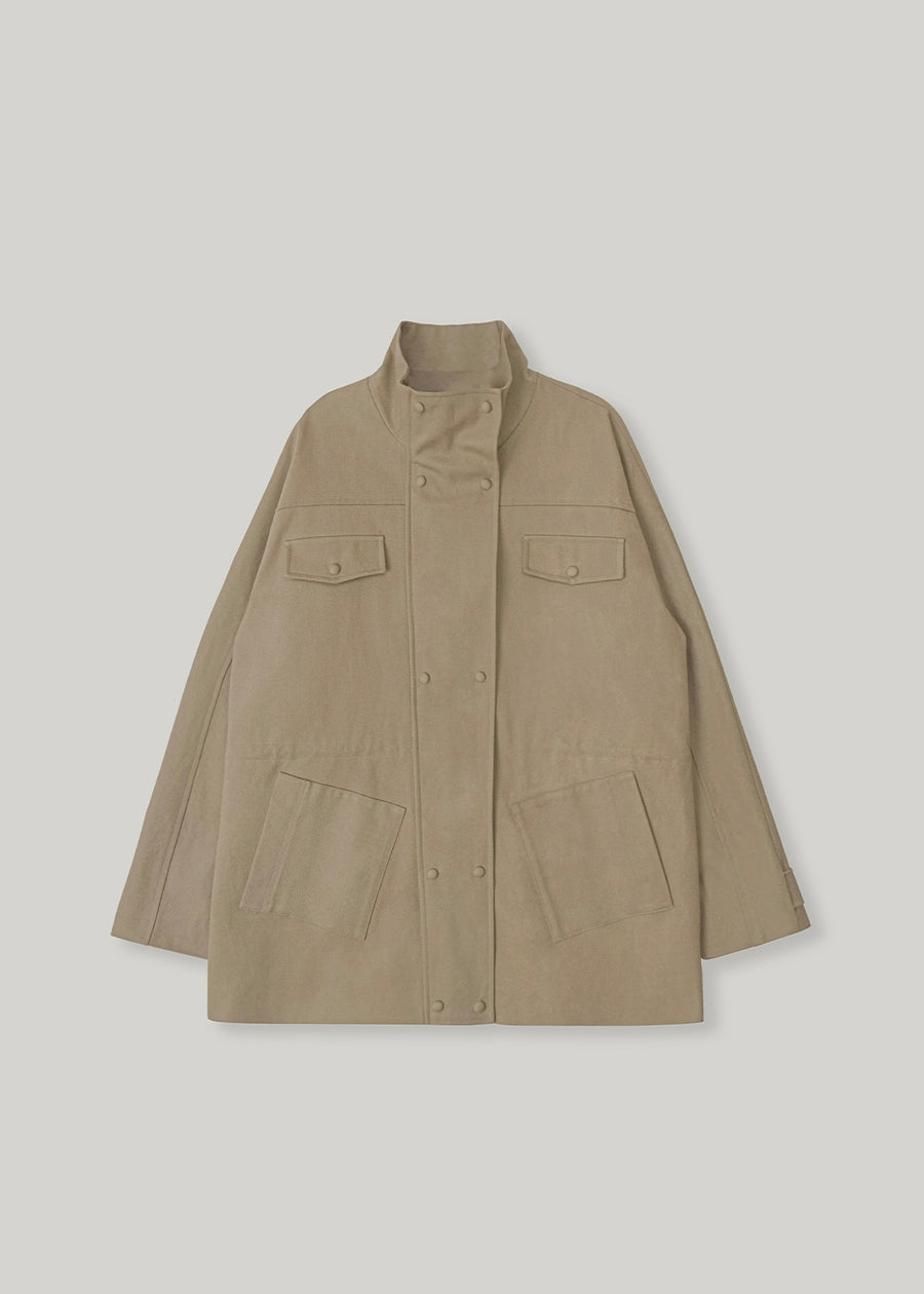 ELBORN | Hilda Cotton Safari Jacket (Beige)