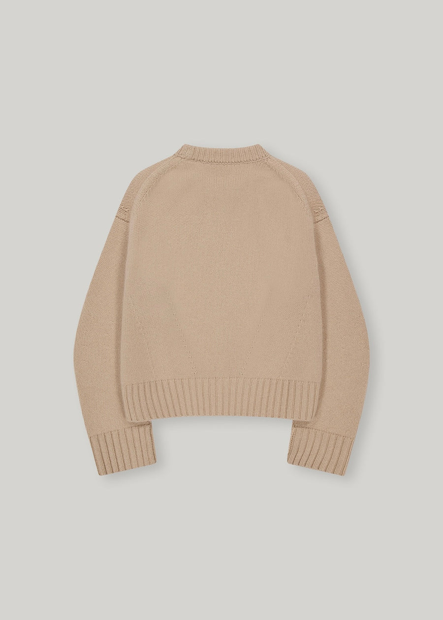 Elborn | May Cashmere Sweater (Beige) Expected ship to 10/31/2025