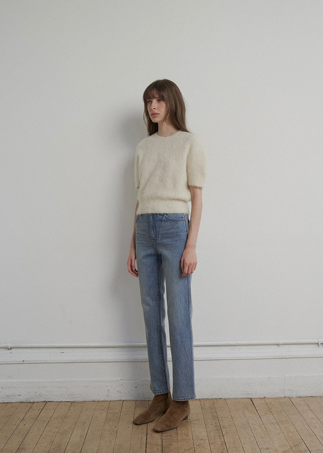 ELBORN | Nova Alpaca Knit Top (Ivory)