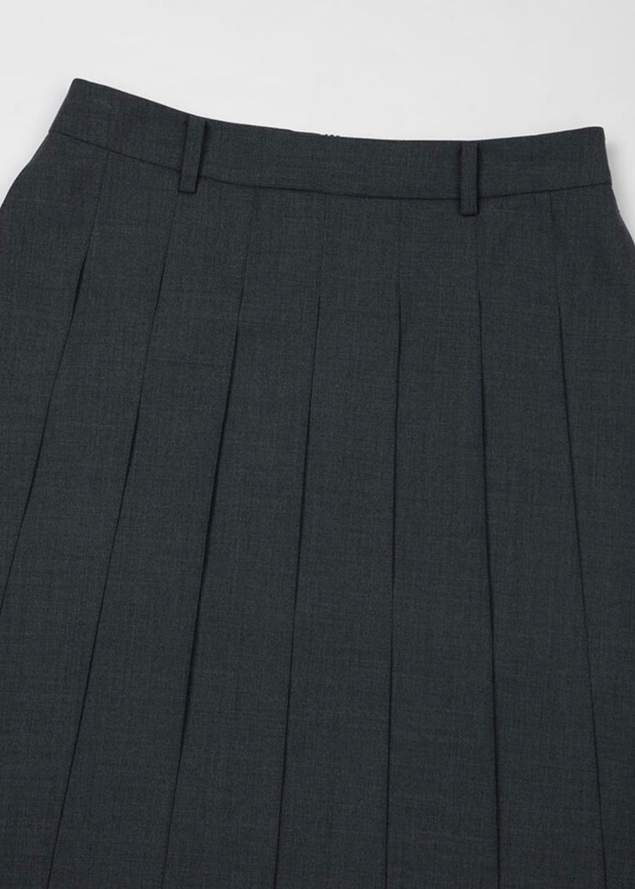 LEHA | Vato Pleated Skirt (Dark Grey) Expected ship to 12/05/2022