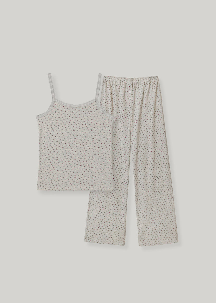 ELBORN | Rosie Pajama Long Pants SET (Pink)