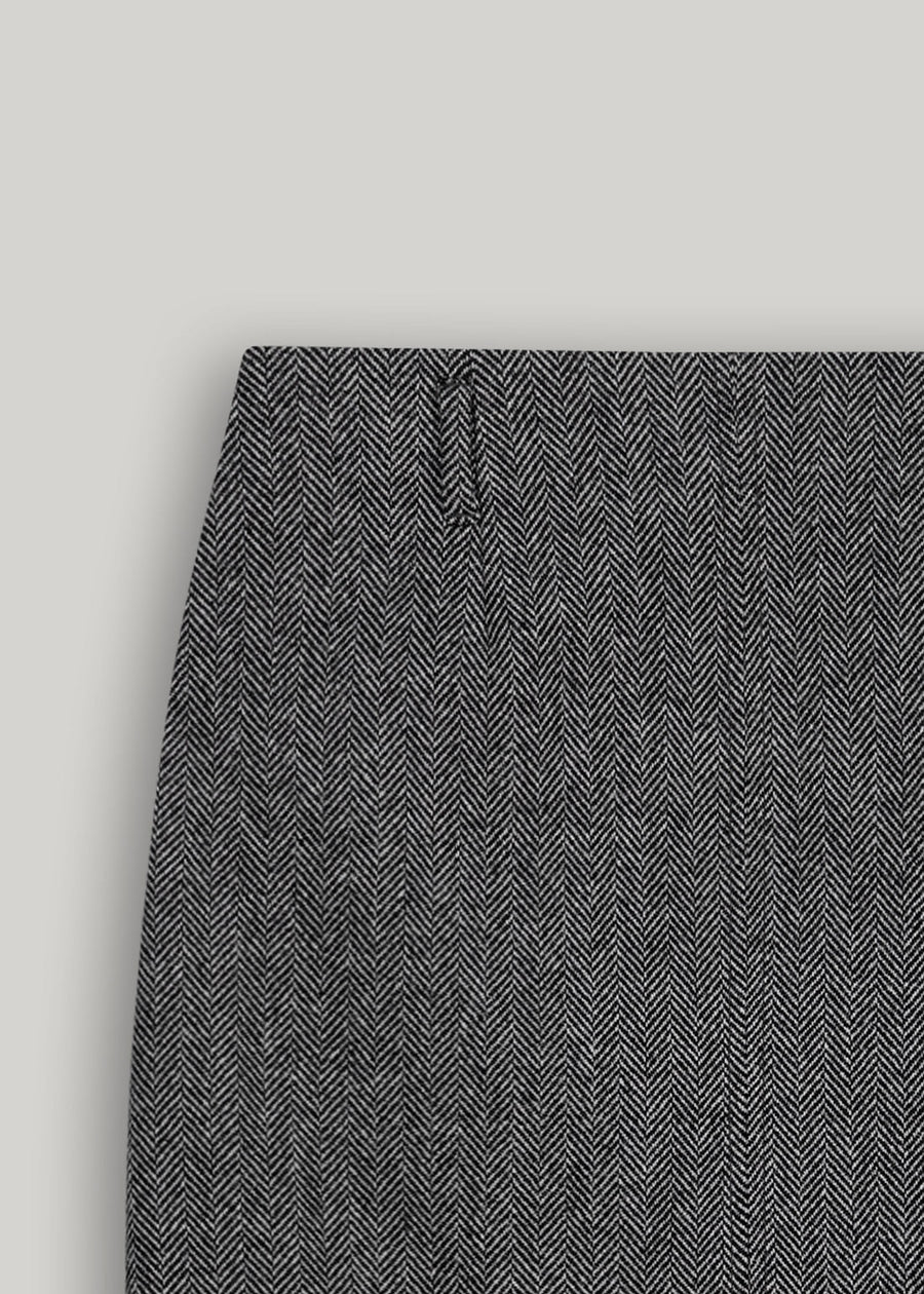 ELBORN | Bellissa Wool Long Skirt (Black)