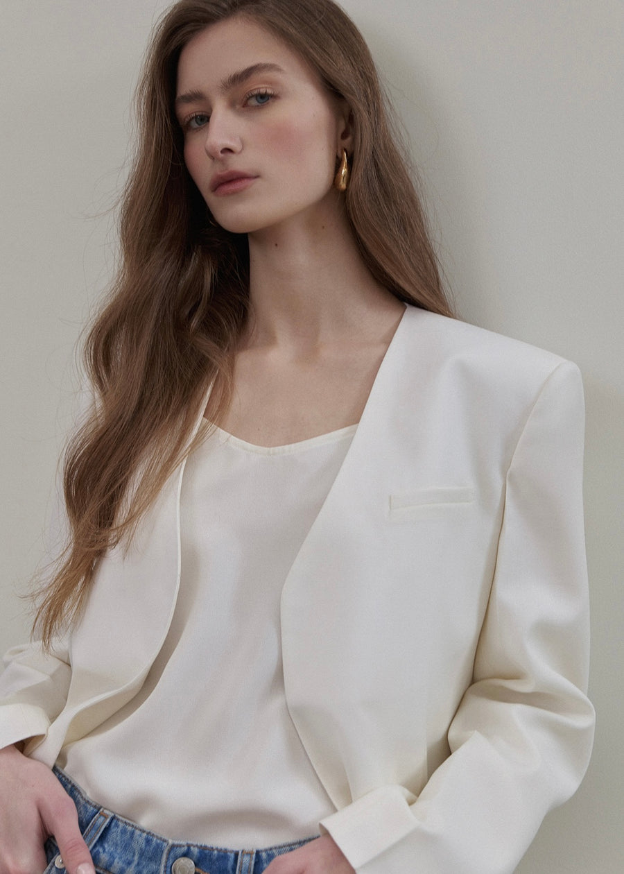 [3rd] Elborn | Basic Cami Top (Ivory)