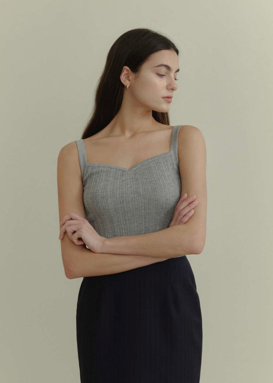 ELBORN | Stilla Knit Cardigan Set-up (Grey)
