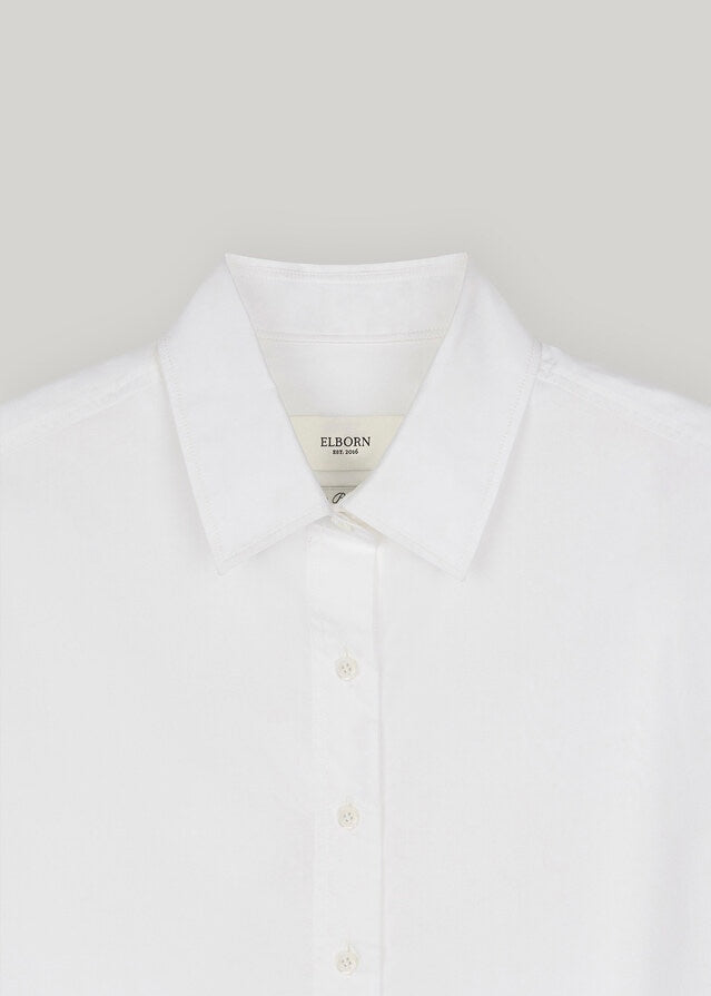 Elborn | Henri Cotton Silk Shirt (White)