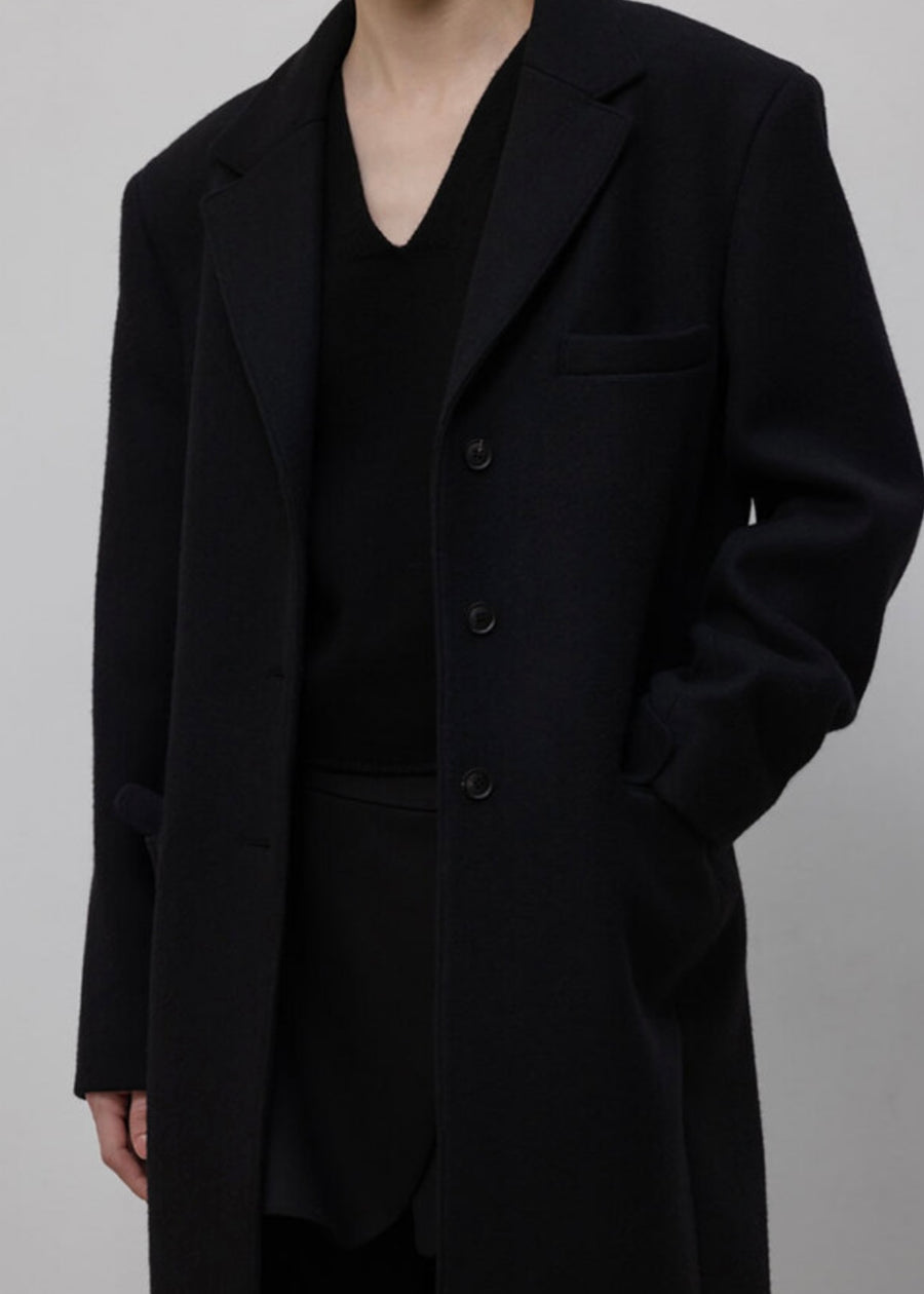 LEHA |  Adena Single Breast Coat (Black)