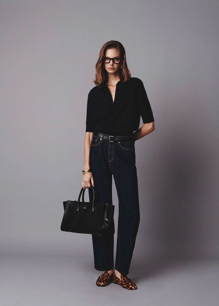 Elborn | Eti Cashmere Sweater (Black)