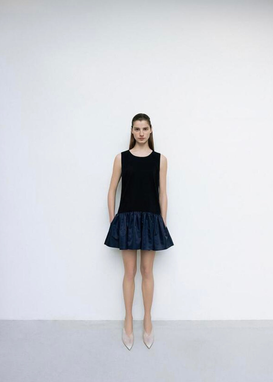 LEHA | Celeste Mini Dress (Black/Dark Navy)