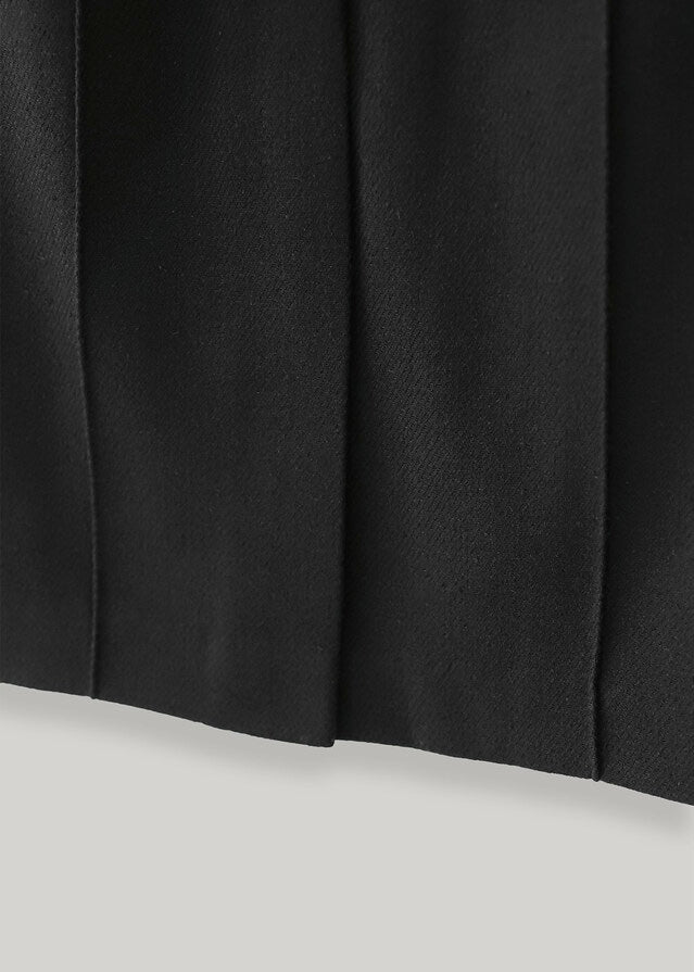 ELBORN | Douglas Wool Long Skirt (Black)