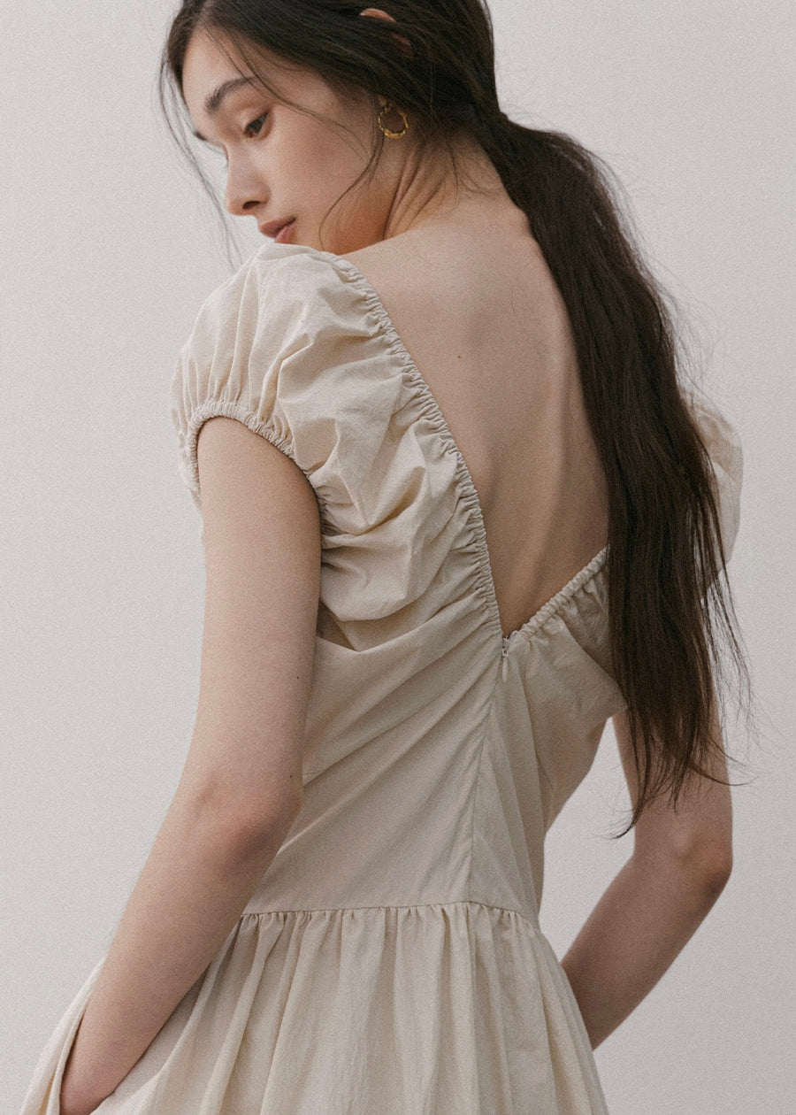 ELBORN | Jules Sleeveless Long Dress (Bleige)