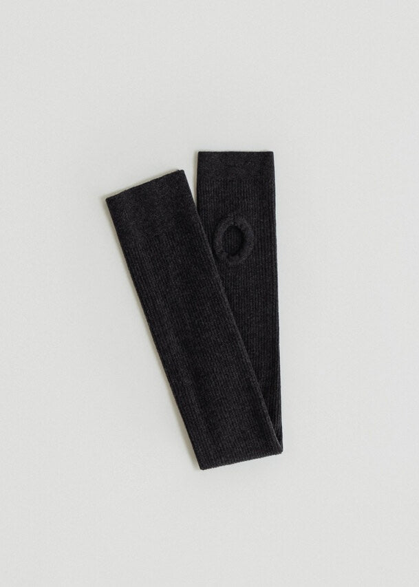 MOIA | Wool Leg Warmer (Charcoal) Expected ship to 12/12/2025