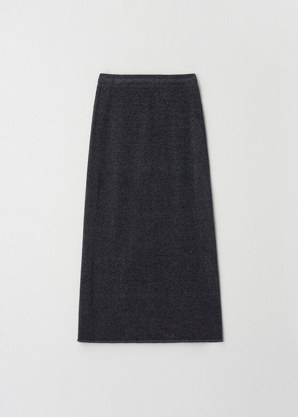 MOIA | Velvet Knit Skirt (Slate Blue) Expected ship to 12/12/2025