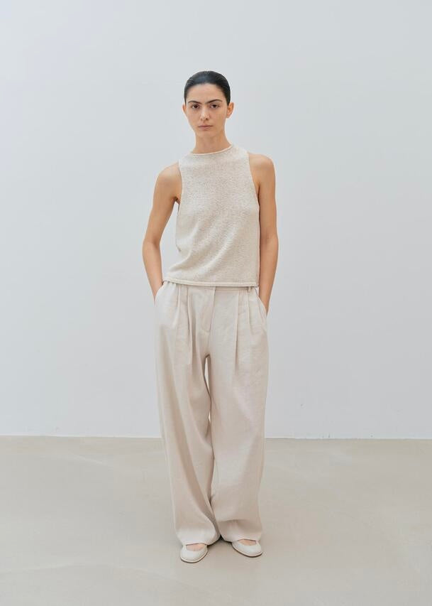 MOIA | Viscose Linen Pants (Ecru)