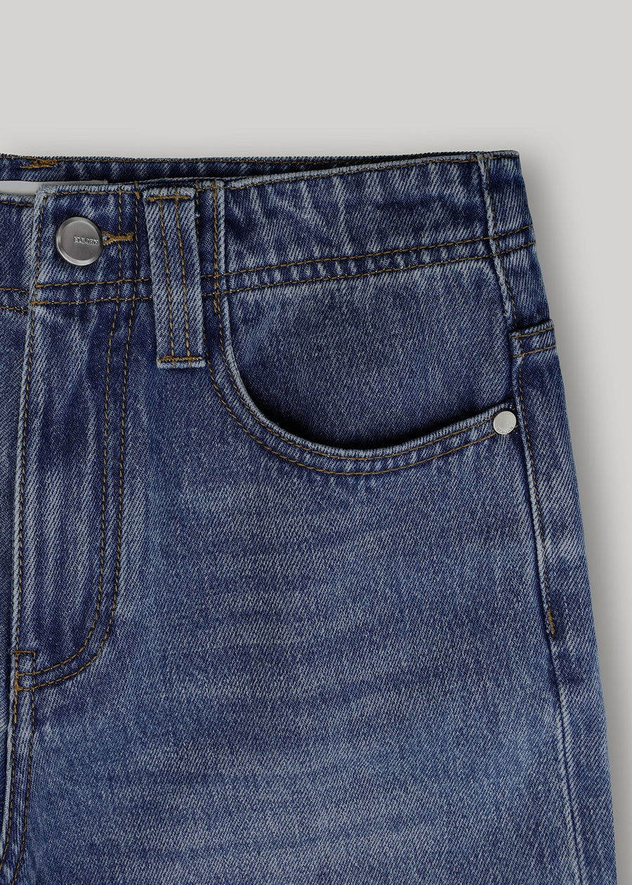 ELBORN | Leah Slim Wide Jeans (Deep blue) Expected ship to 11/21/2025